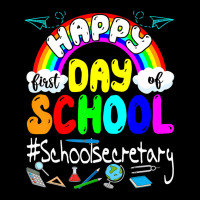 Limited Edition First Day Of School School Secretary Back To School Ra Zipper Hoodie | Artistshot