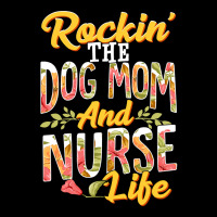 Dog Rockin The Dog Mom And Nurse Life Funny Dog Lover Gift Design Kids Cap | Artistshot