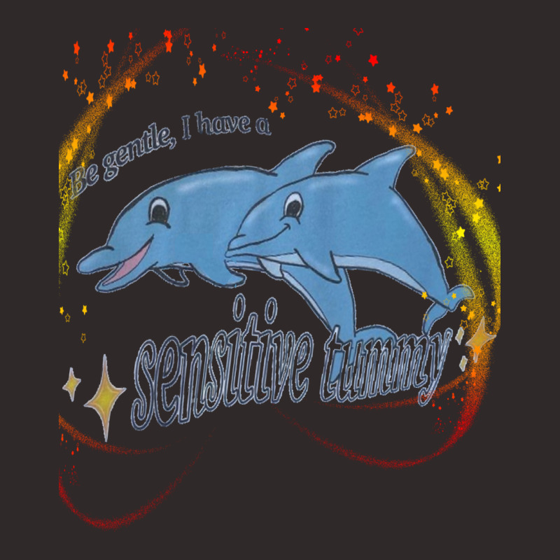 Be Gentle I Have A Sensitive Tummy Racerback Tank by EMA-all | Artistshot