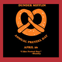 The Office Dundermifflinzz Annual Pretzel Day Poster Vintage T-shirt | Artistshot