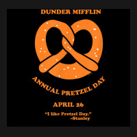 The Office Dundermifflinzz Annual Pretzel Day Poster Vintage Flannel Shirt | Artistshot