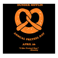 The Office Dundermifflinzz Annual Pretzel Day Poster Vintage 3/4 Sleeve Shirt | Artistshot