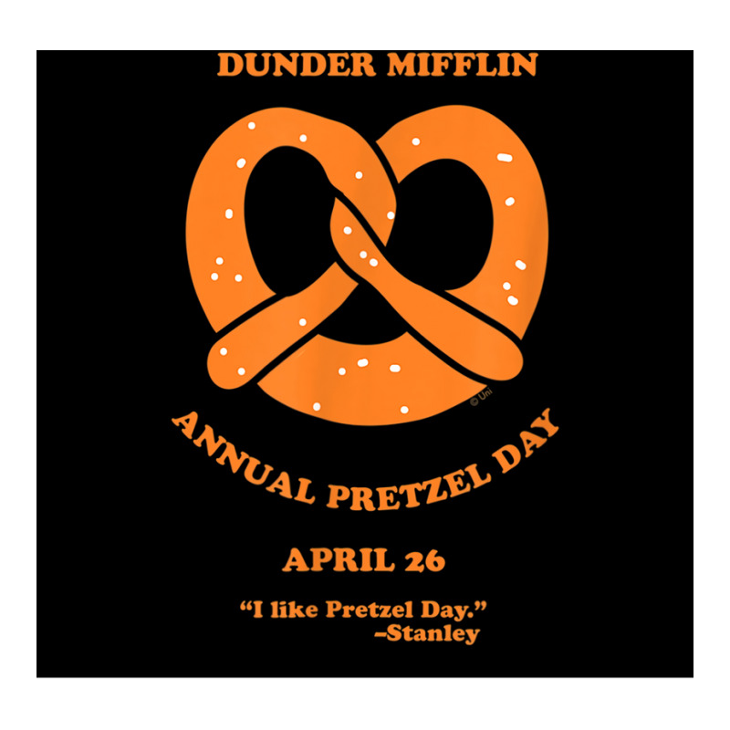 The Office Dundermifflinzz Annual Pretzel Day Poster Vintage 3/4 Sleeve Shirt by ajidkannurp | Artistshot