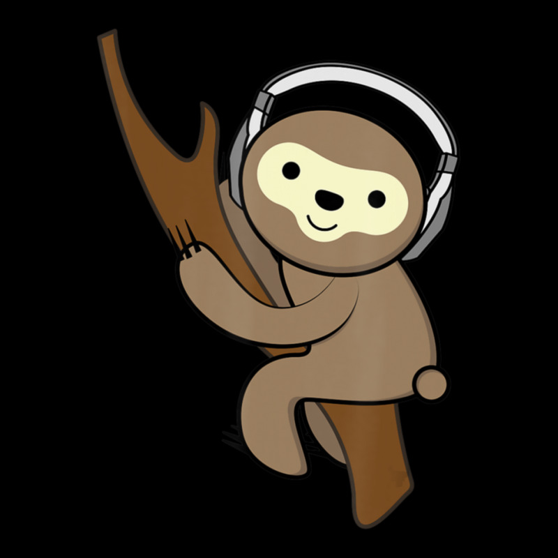 Cool Sloth Music Headphones Animal Earphones Legging by JeffAVanduyn | Artistshot