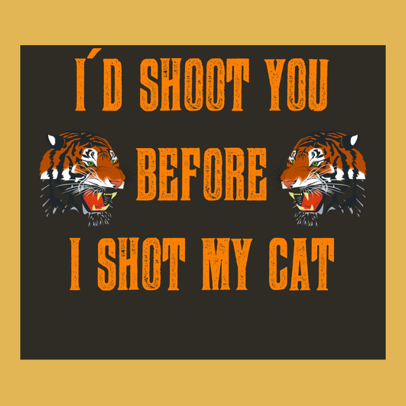 Tiger King Id Shoot You Before I Shot My Cat Poster Vintage Hoodie And Short Set by ajidkannurp | Artistshot