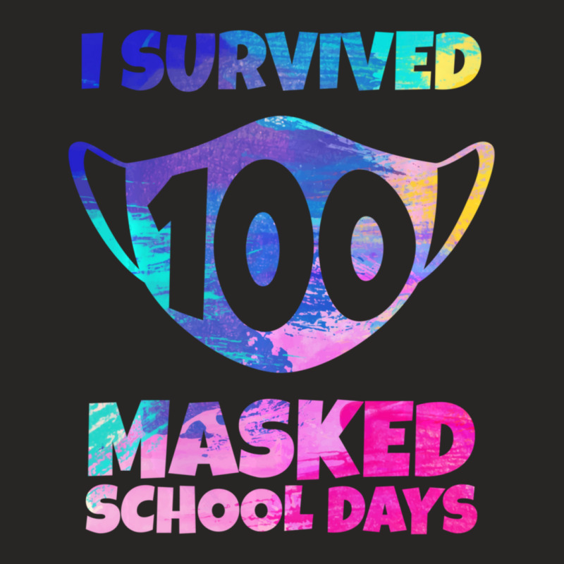 Limited Edition I Survived 100 Masked School Days Student Teacher Ladies Fitted T-Shirt by Sperry Duval | Artistshot