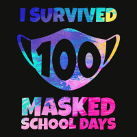 Limited Edition I Survived 100 Masked School Days Student Teacher Scorecard Crop Tee | Artistshot