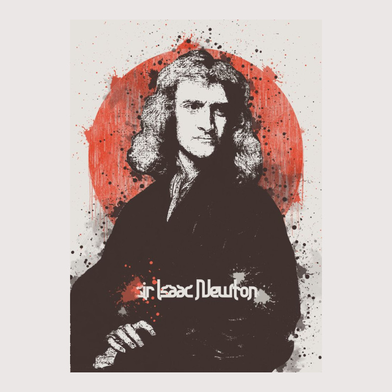 Sir Isaac Newton Painting Art Pocket T-shirt | Artistshot