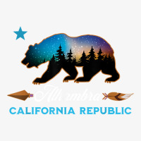 Alhambra California Republic Bear Silhouette Starry Night T Shirt Ladies Fitted T-shirt | Artistshot