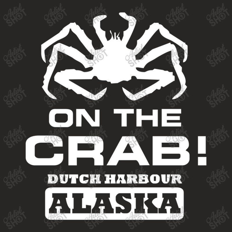 Deadliest Catch On The Crab Ladies Fitted T-Shirt by mochsholeh | Artistshot