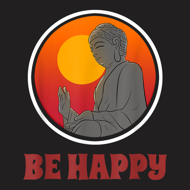 Buddha Monk Namaste Praying Pray Smile Happy Laugh Buddhism T Shirt T-shirt | Artistshot