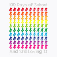 Cute 100 Days Of School And Still Loving It Hearts 100th Day T Shirt T-shirt | Artistshot