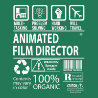 Animated Film Director T   Multitasking Certified Job Gift Item Tee Ladies Fitted T-shirt | Artistshot