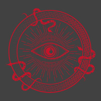 Hypnotic Snake Eye  Mystical Illustration 1 Vintage T-shirt | Artistshot