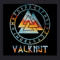 Valknut Vikingviking Norse Runes Viking  Girl Aesthetic Unisex Sherpa-lined Denim Jacket | Artistshot