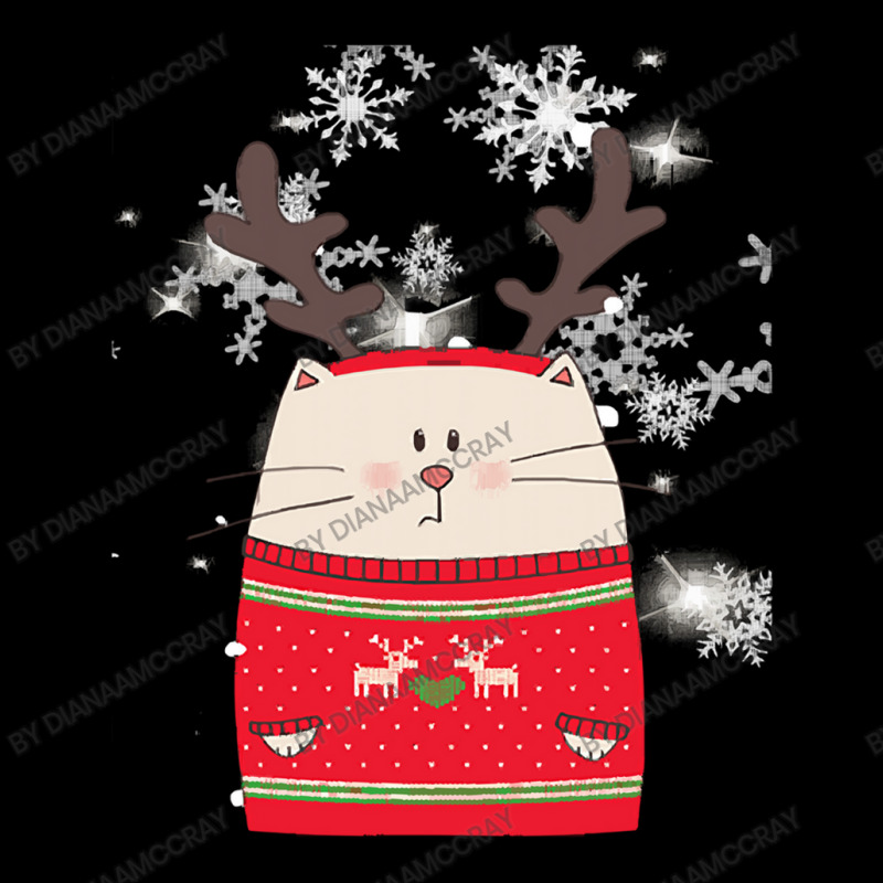 Cat Christmas Cute Cat Reindeer Christmas Costume Gift Men's Long Sleeve Pajama Set | Artistshot