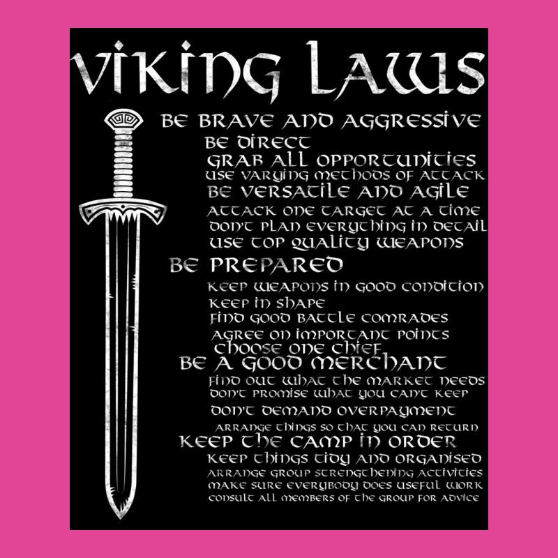 Viking Laws Scandinavian Warriors Sword Distressed  Hipster Trending T-Shirt by cuestapinnb | Artistshot