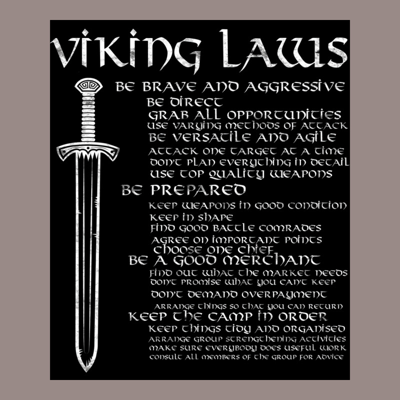 Viking Laws Scandinavian Warriors Sword Distressed  Hipster Trending Vintage T-Shirt by cuestapinnb | Artistshot