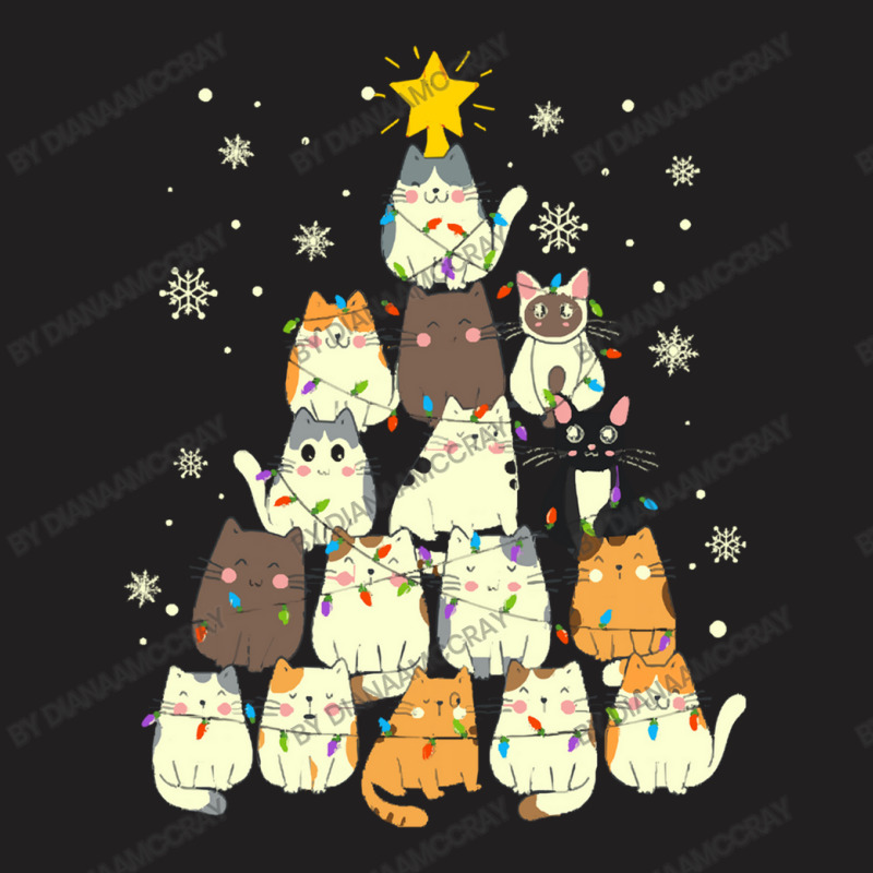 Cat Christmas Tree Christmas Cat Tree   Cat Lover Christmas T-shirt | Artistshot