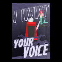 I Want Your Voice Poster Funny Men's Long Sleeve Pajama Set | Artistshot