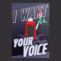 I Want Your Voice Poster Funny Vintage Hoodie | Artistshot