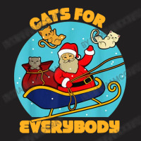 Cats For Everybody Christmas Cat T-shirt | Artistshot