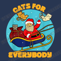 Cats For Everybody Christmas Cat Men Denim Jacket | Artistshot