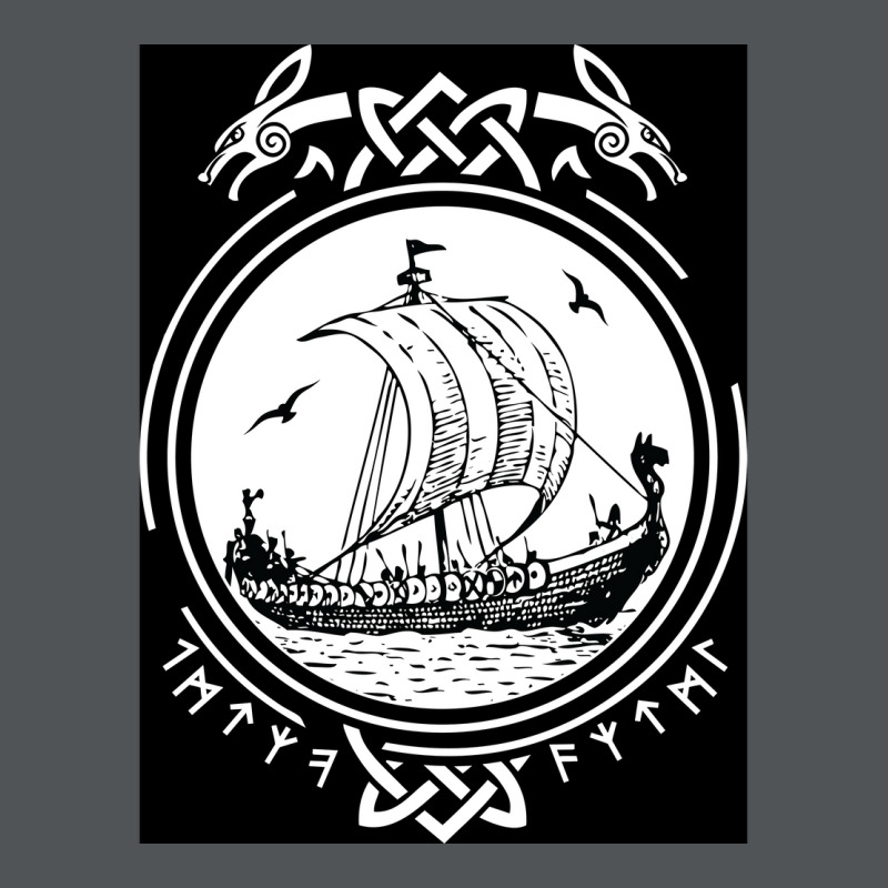 Viking Ship Boat Runes Wikinger Vikings  Quote Hippie Long Sleeve Shirts | Artistshot