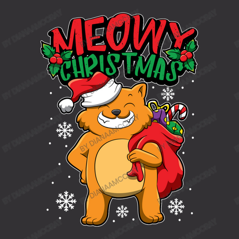 Christmas Cat Sweet Christmas Animals Kitten Vintage Hoodie | Artistshot