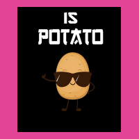 Is Potato As Seen On Late Night Television Poster Girl T-shirt | Artistshot