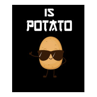 Is Potato As Seen On Late Night Television Poster Girl V-neck Tee | Artistshot