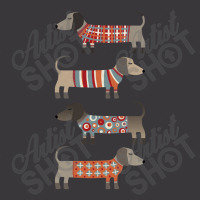 Dachshund Sausage Dogs In Sweaters Dark Ladies Curvy T-shirt | Artistshot