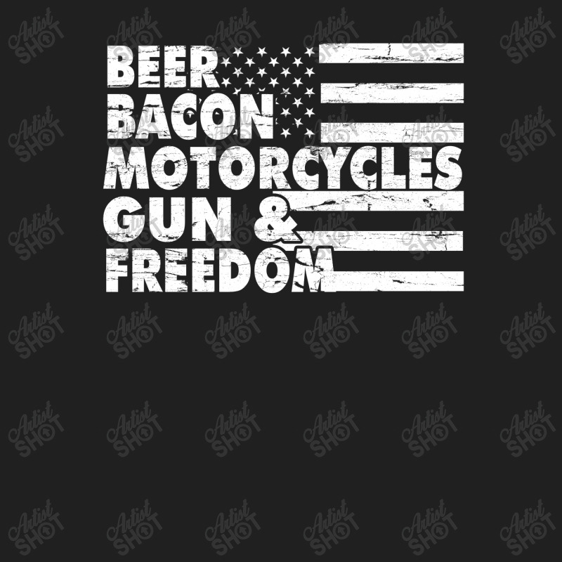 Beer Bacon Motorcycles Freedom Ladies Polo Shirt by hoainv | Artistshot