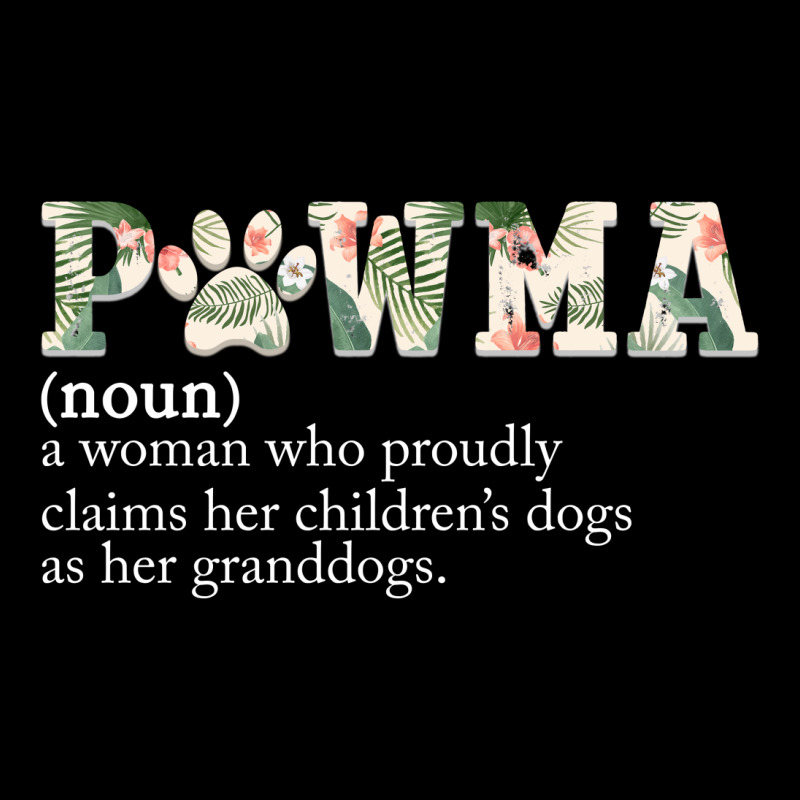 Pawma Noun A Woman Who Proudly Claims Her Children's Dogs As Her Grand Fleece Short | Artistshot