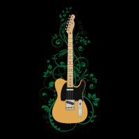 Butterscotch Tstyle Electric Guitar Flowering Vines Long Sleeve Shirts | Artistshot