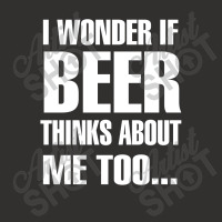 Beer I Wonder If Beer Thinks About Me Too Champion Hoodie | Artistshot