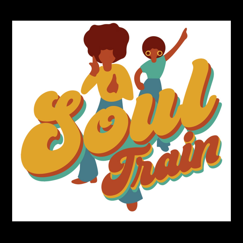 Soul Train 70s Style For Black Music Lovers Poster Travel Women's V-Neck T-Shirt by bantaymoltonr | Artistshot