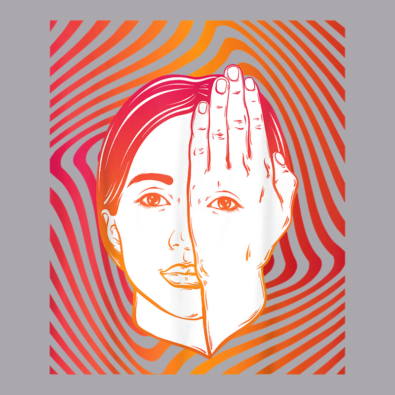 Girl With Eye On Hand Psychedelic Hypnotic Background T Shirt Youth 3/4 Sleeve by hyong5i4 | Artistshot