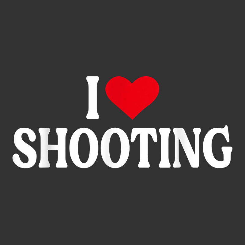 I Heart Shooting With Red Heart, I Love Shooting T Shirt Baby Bodysuit | Artistshot