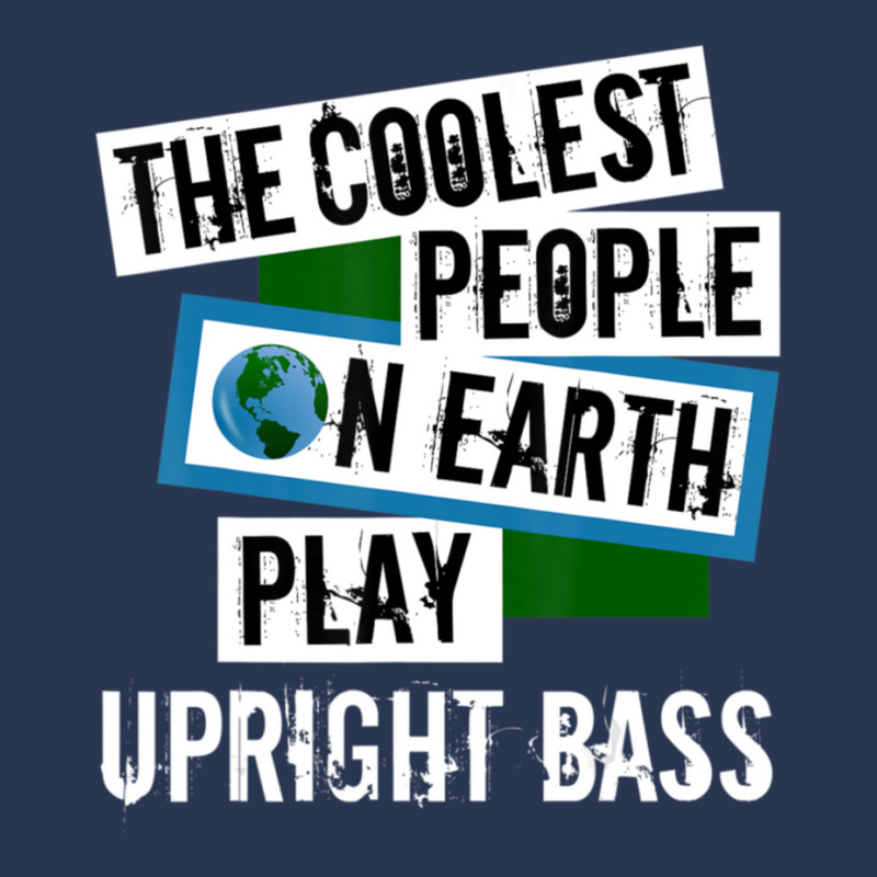 Coolest People On Earth Play Upright Bass String Instrument Men Denim Jacket | Artistshot