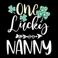 One Lucky Nanny Shamrock T  Shirt One Lucky Nanny Diamond Shamrock Pat Lightweight Hoodie | Artistshot