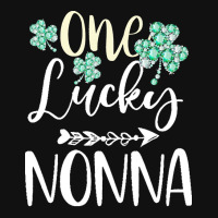 One Lucky Nonna Shamrock T  Shirt One Lucky Nonna Diamond Shamrock Pat Motorcycle License Plate | Artistshot