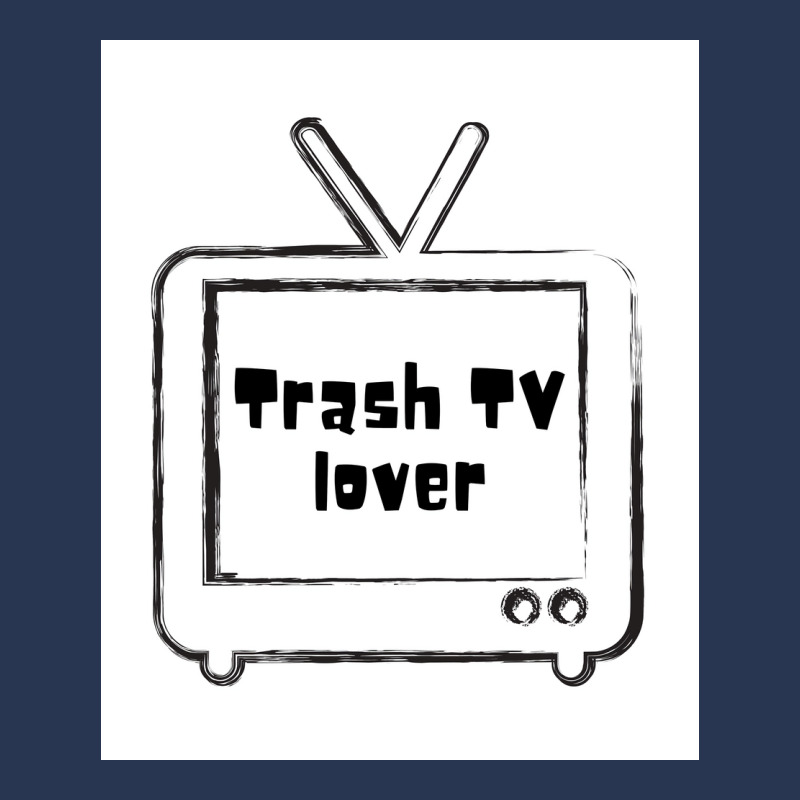 Trash Tv Lover Poster Cool Men Denim Jacket by ferrarperishc | Artistshot