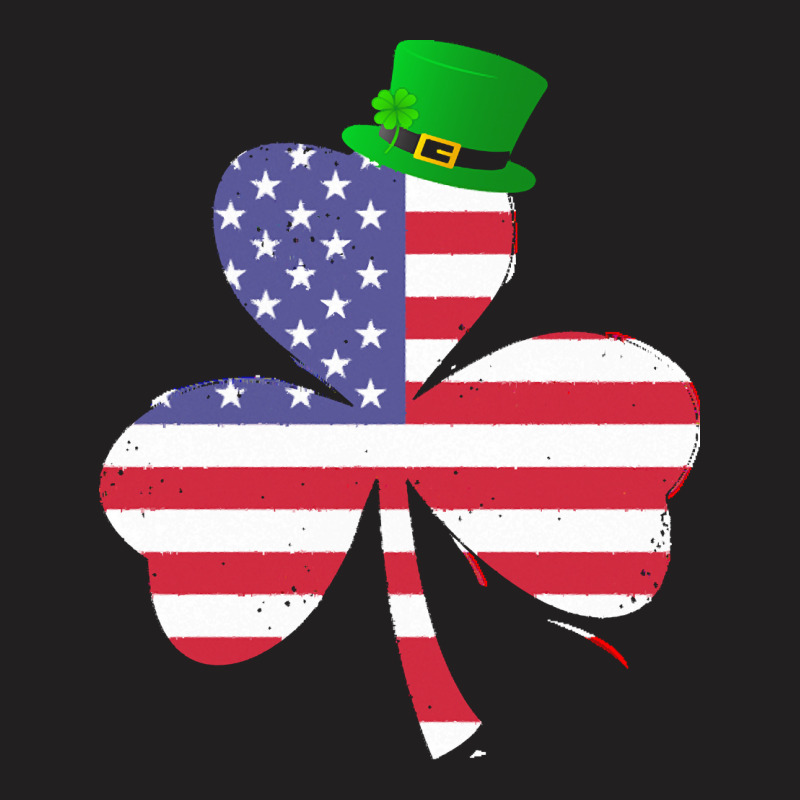 Shamrock Gift T  Shirt Shamrock American Flag 4th Of July Independence T-shirt | Artistshot