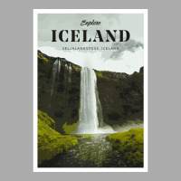 Visit Iceland  Yellow Green Aesthetic T-shirt | Artistshot