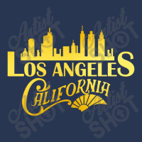 Los Angeles City Skyline Ladies Denim Jacket | Artistshot