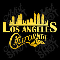 Los Angeles City Skyline Cropped Hoodie | Artistshot