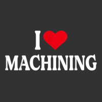 I Heart Machining With Red Heart, I Love Machining T Shirt Baby Bodysuit | Artistshot