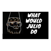 What Would Julio Do Poster Yellow Crewneck Sweatshirt | Artistshot