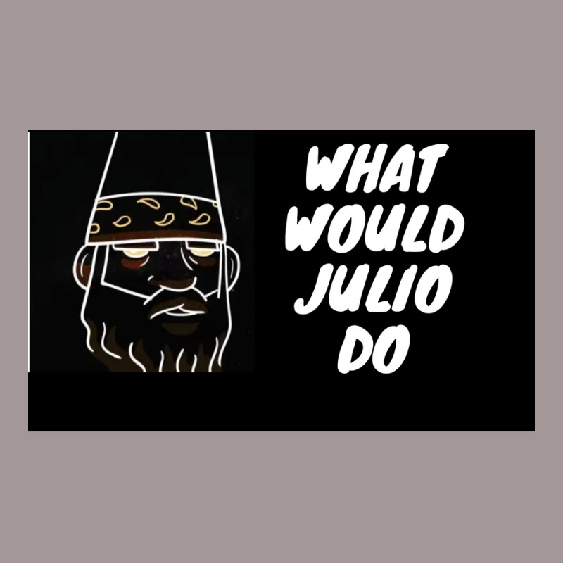 What Would Julio Do Poster Yellow Vintage Short by ferrarperishc | Artistshot